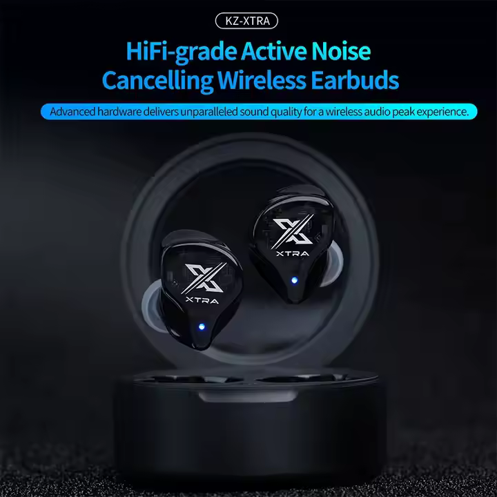 KZ Xtra Multi-Mode ANC QCC3091 Hybrid Technology TWS Noise Cancelling in Ear Earphones True Wireless Earbuds - Image 5