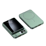 2024 Wireless Charging Charger with led display power bank Battery Case Power Bank